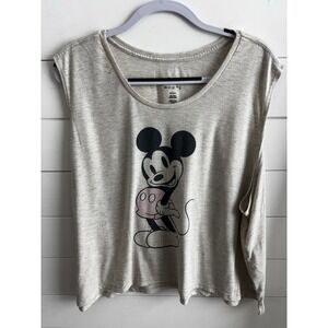 Women's Plus Size Disney Mickey Mouse Crop Top Size 3X 0330